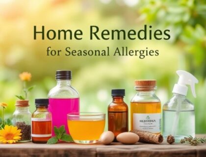 Home Remedies for Seasonal Allergies